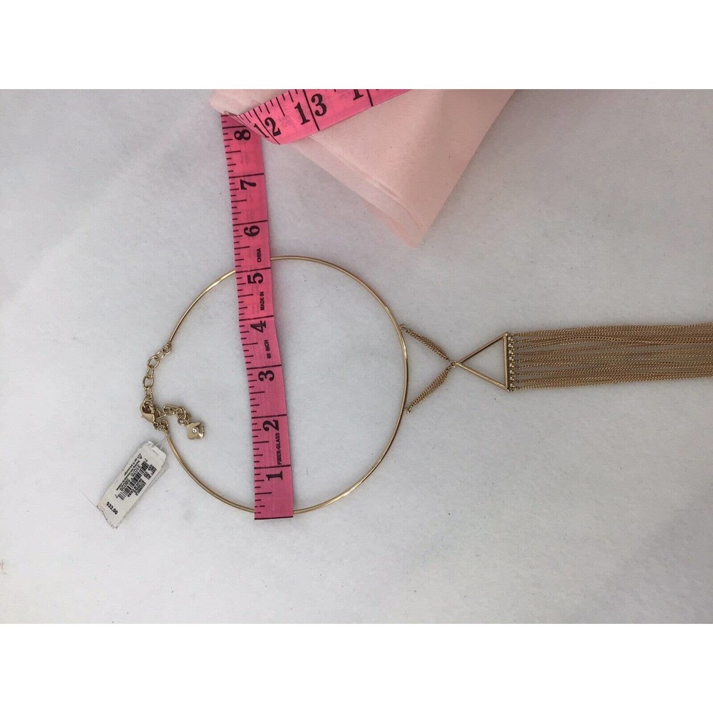 Iandry Fashion Matchstick Collar Necklace Gold Tone - Picture 8 of 10